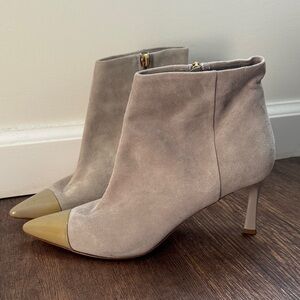 Hugo Boss Taupe Ankle Boots
